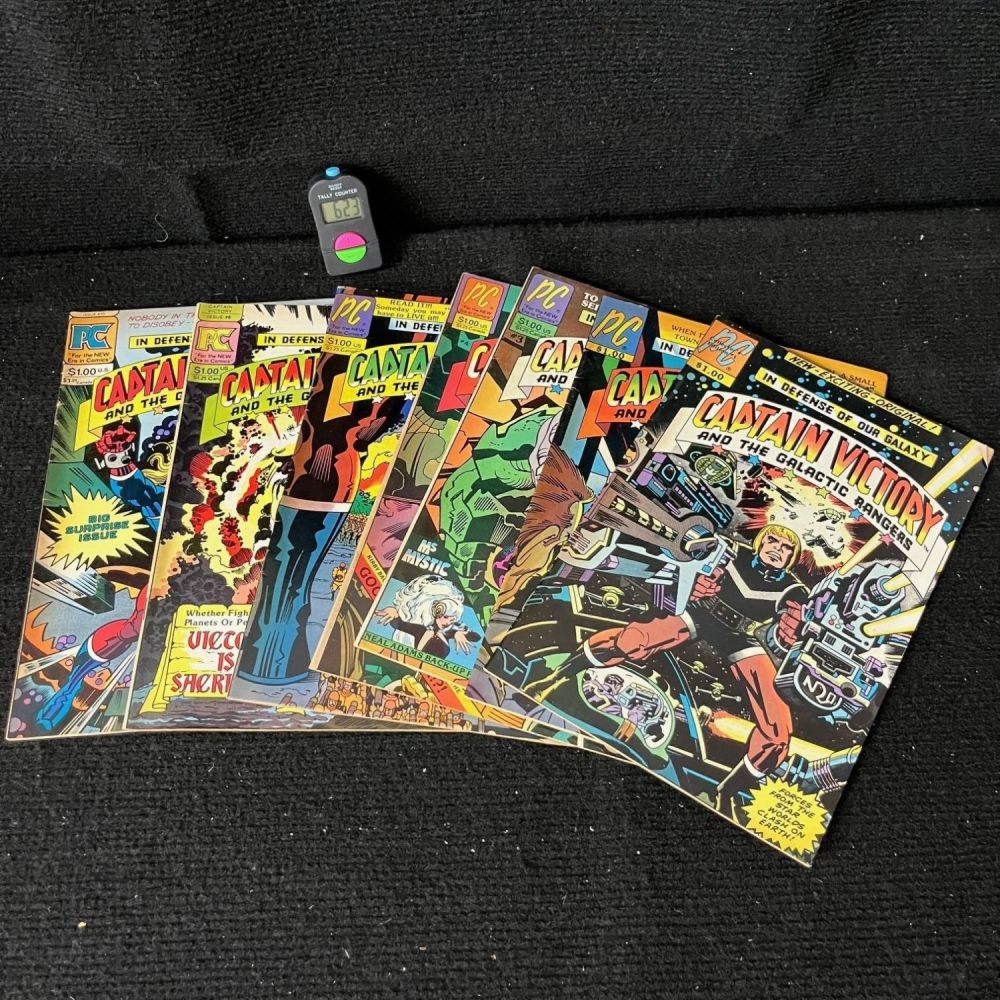 Lot 623: Captain Victory Comic Lot W#1 Jack Kirby