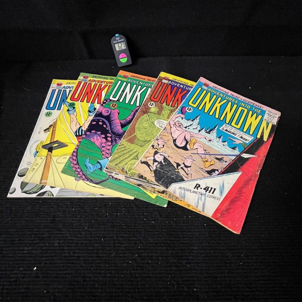 Lot 627: Adventures into the Unknown Comic Lot
