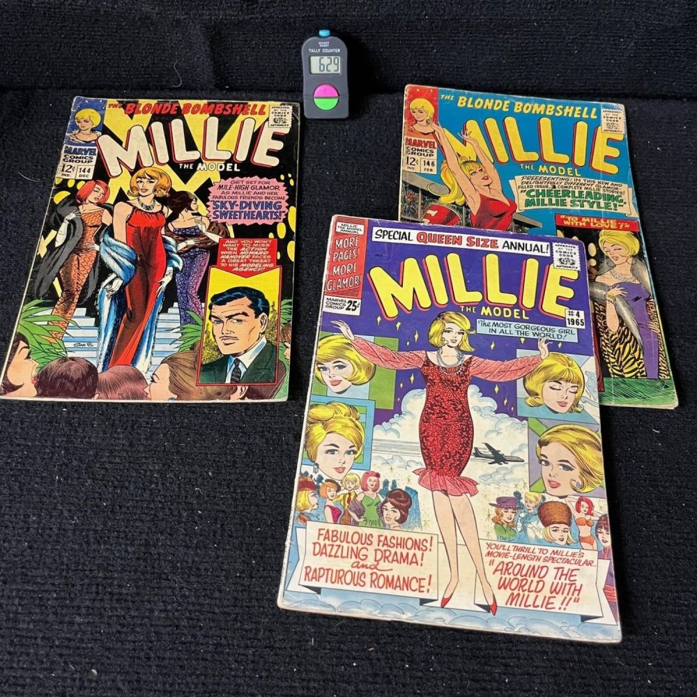 Lot 629: Millie the Model Silver Age Lot w/ Annual 4