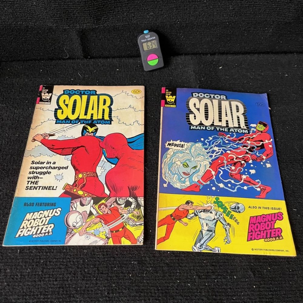 Lot 634: Doctor Solar 28, 29 & 31 Whitman Editions