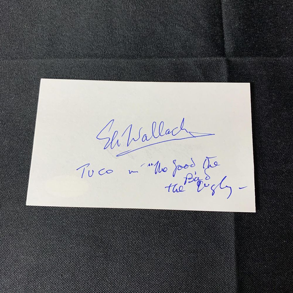 Lot 346: Elli Wallach Autograph JSA COA