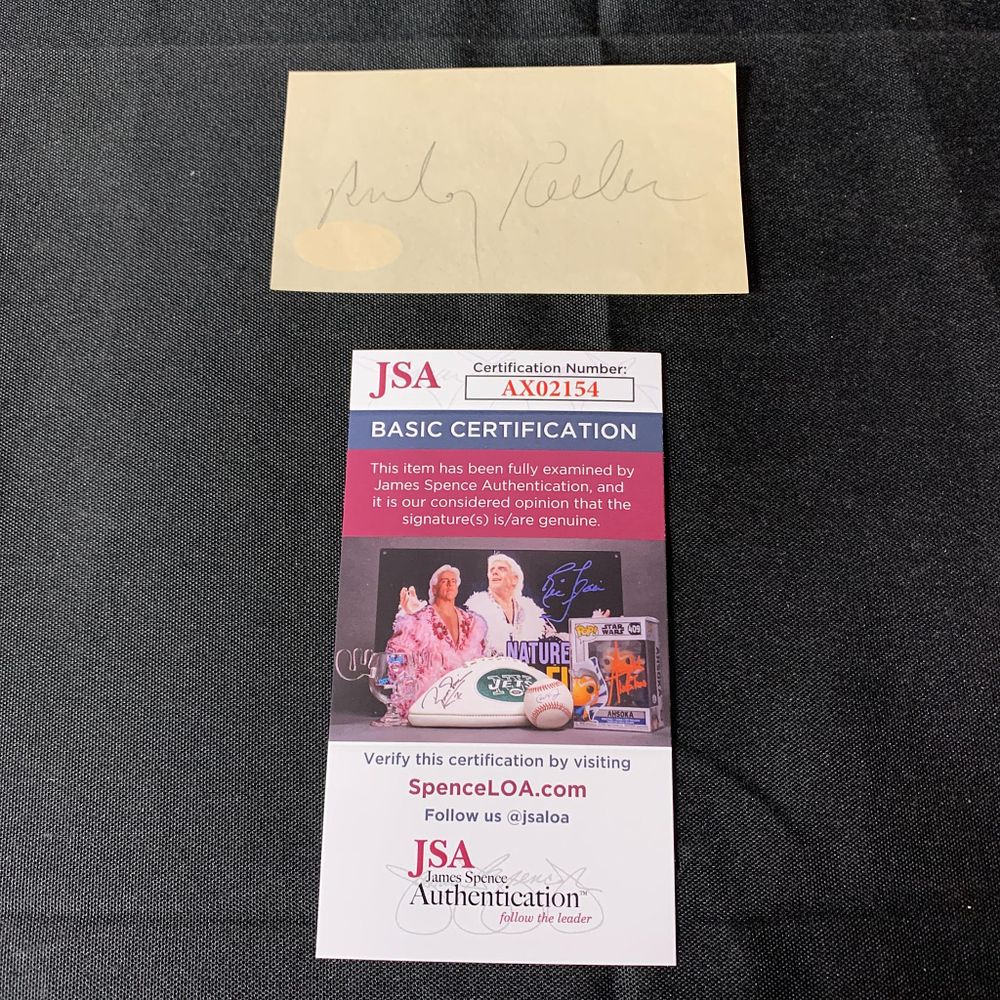 Lot 348: Jack Haley Autograph JSA COA