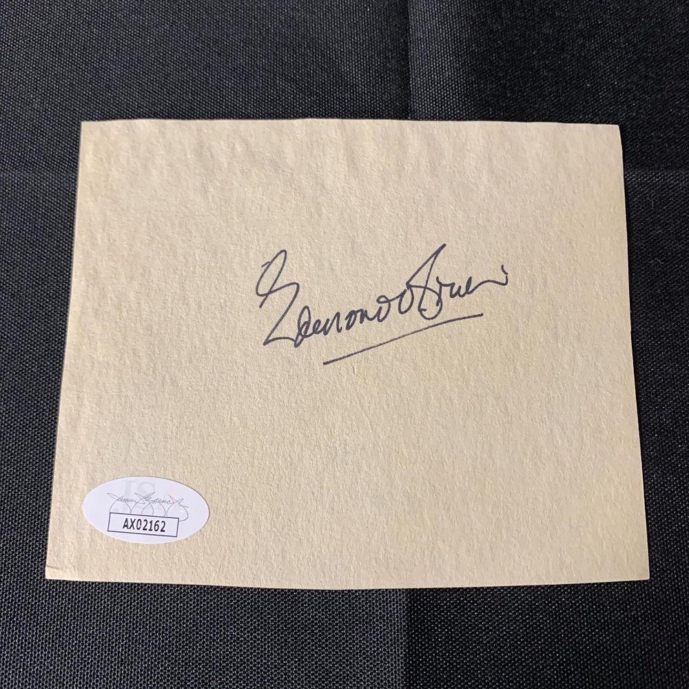 Lot 355: Edmond O'Brien Autograph COA JSA