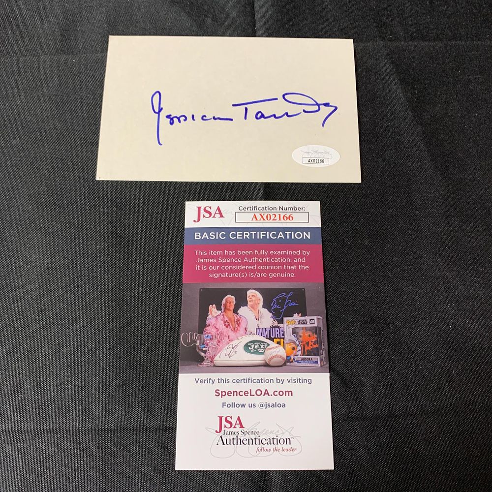Lot 359: Jessica Tandy Autograph JSA COA