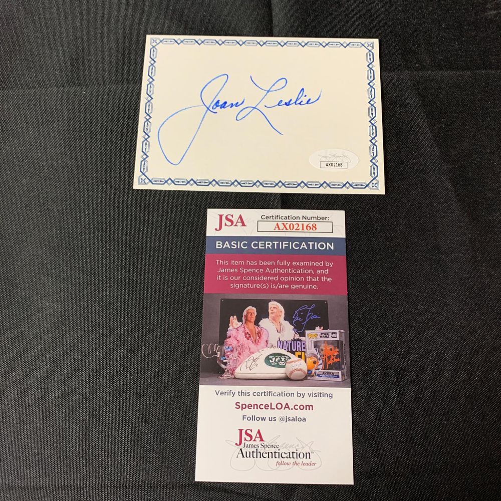 Lot 361: Joan Leslie Autograph JSA COA
