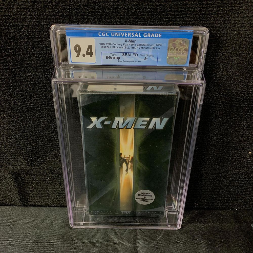 Lot 363: CGC 9.4 X-Men VHS. Sealed. A+ Sealed Grade....