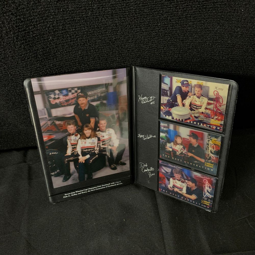 Lot 369: Earnhardt Next Gen 3D Card Set