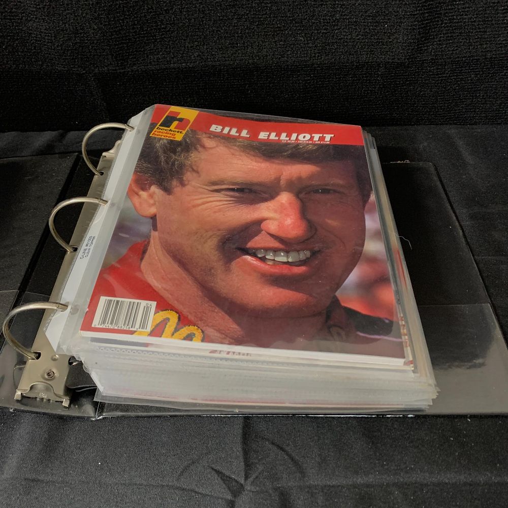 Lot 373: Huge Binder of Racing Magazines