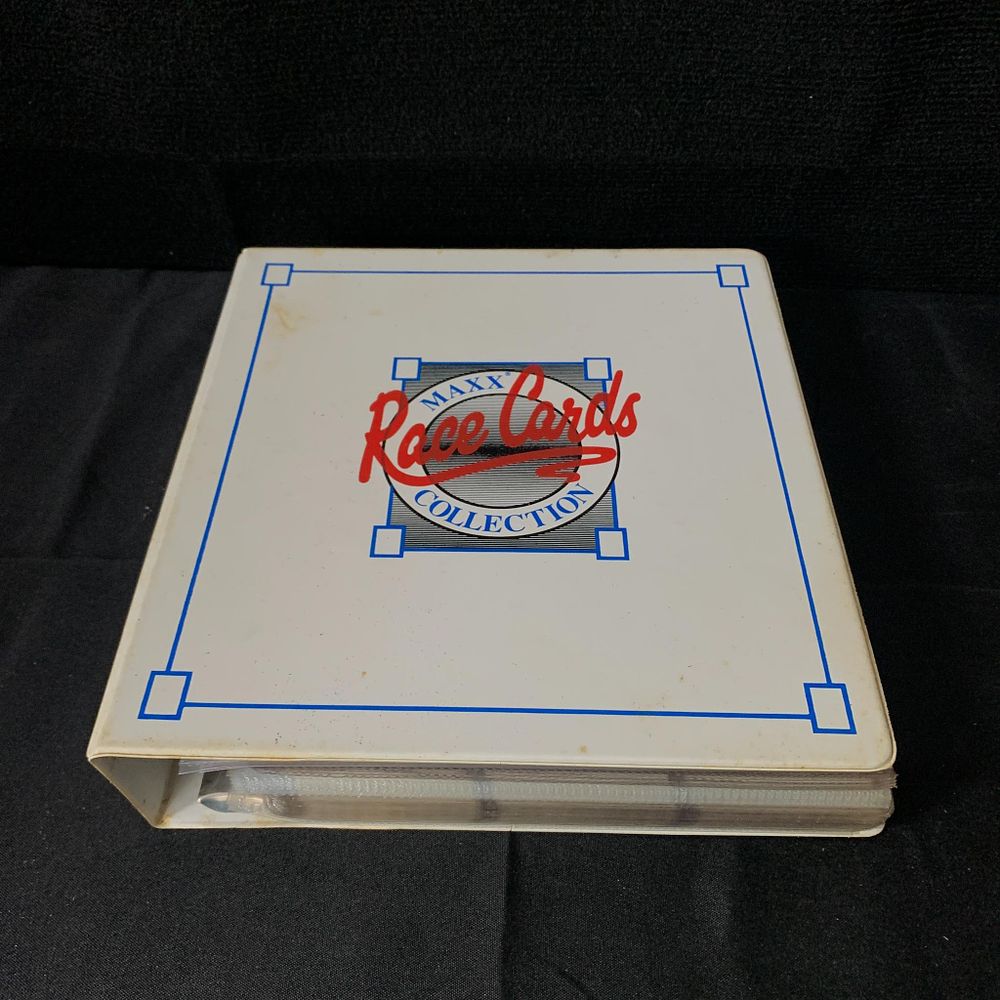 Lot 374: Large Binder Filled with 90s Race Cards