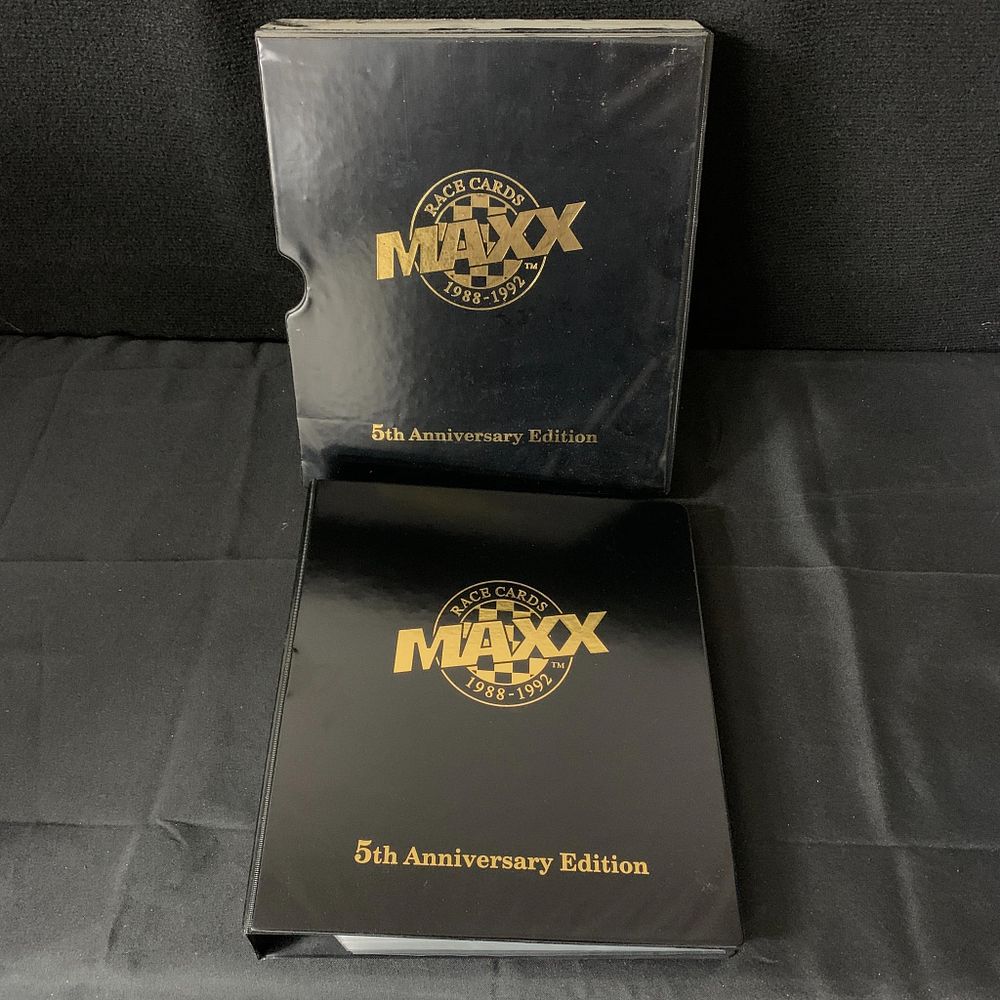 Lot 376: MAXX Race Cards, 5th Ann Binder