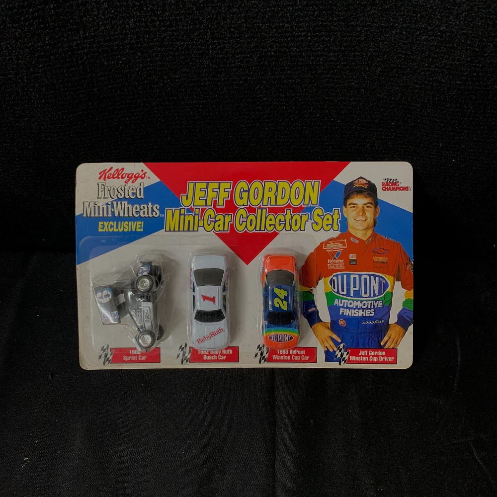 Lot 379: Jeff Gordon Mini-Car Set Sealed