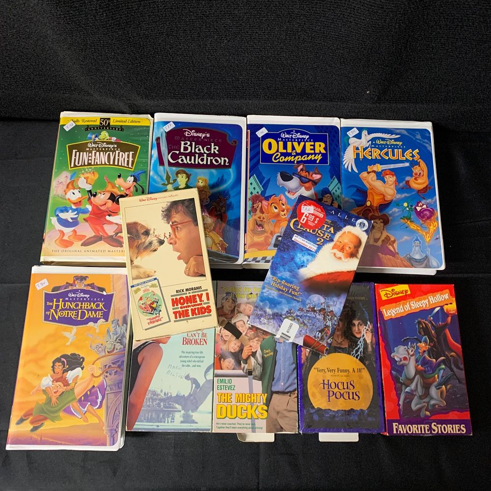 Lot 474: Disney VHS Lot, Santa Clause
