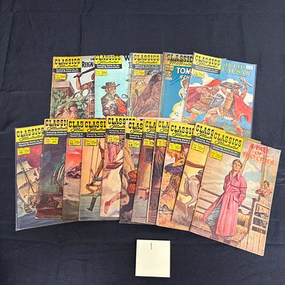Classic Illustrated Golden Age Comic Books. Please look at photos carefully. All sales are 
