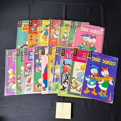 Gold Key Walt Disney Comic Books. Large Group of mixed Silver Age Walt Disney Comic Books. 