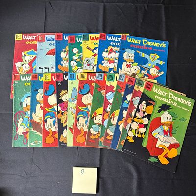 Walt Disney's Comics & Stories Dell Comic Books. Large Lot of Golden Age Walt Disney's Comics 