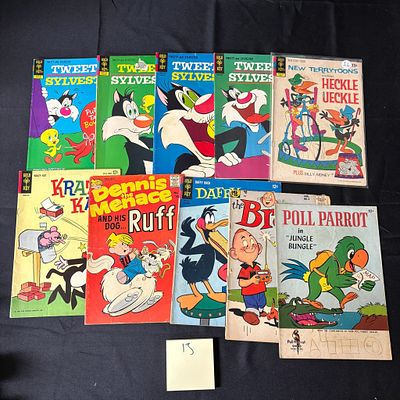 Tweety & Sylvester + Silver Age Comic Books. Please look at photos carefully. All sales are 