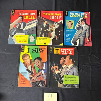 Man from U.N.C.L.E. & I Spy Comic Books. Please look at photos carefully. All sales are final. 