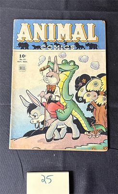 Animal Comics 11 Dell Golden Age Comic Book. Please look at photos carefully. All sales are 