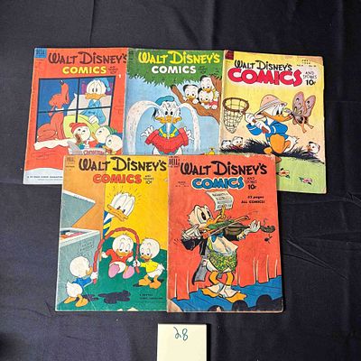 Walt Disney's Comics & Stories Early Issues Lot. Please look at photos carefully. All sales are 
