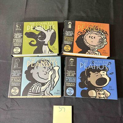 Complete Peanuts HC 4 Volumes of Dailies. celebrating the Daily comic strips of Peanuts in a 