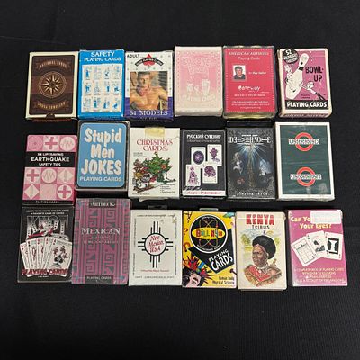 Playing Card Decks, Some Sealed. Lot of playing card decks. All items are sold as is. Please