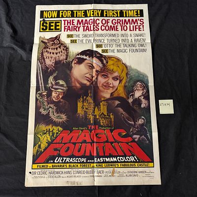 Magic Fountain Original 1961 One Sheet. The Magic Fountain Original 1961 One Sheet Movie Poster.