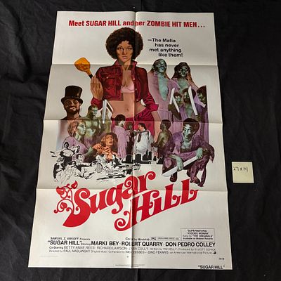 Sugar Hill Original 1974 One Sheet. Sugar Hill Original 1974 One sheet Movie Poster
