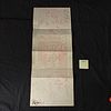 Samson & Delilah Original 1949 Movie Insert Poster. Dimensions 36x14. All items are sold as is. Image - 2