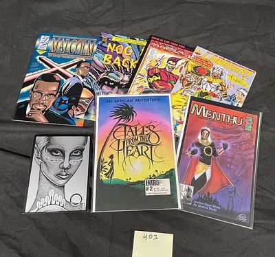 Bronze Age African America Created Comic Books. Comic books from Indy Publishers heralding in