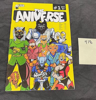Aniverse 1 Comic Book. Please look at pictures carefully to determine what you believe are the