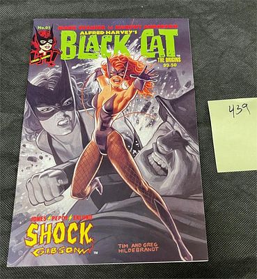 Black Cat the Origins 1 Hildebrandt Cover Art. Please look at pictures carefully to determine