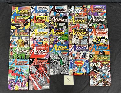 Action Comics Feat. Superman DC Copper Age Lot. We offer in person or virtual previews of