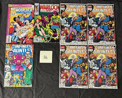 Warlock & Infinity Gauntlet Marvel Comic Books. We offer in person or virtual previews of