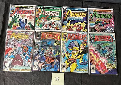 Avengers Marvel Bronze Age Comic Books. We offer in person or virtual previews of auction lots