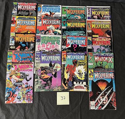 Marvel Comics Presents Feat. Wolverine Lot w/#1. We offer in person or virtual previews of