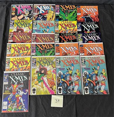 X-men Classics Marvel Comic Books. We offer in person or virtual previews of auction lots up