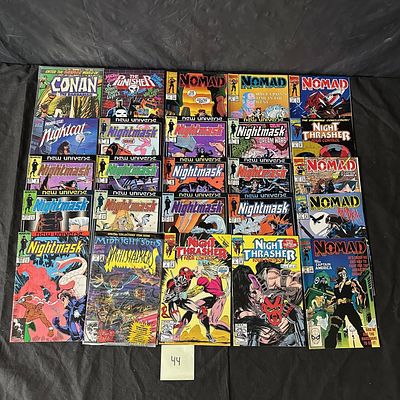 Mix of Marvel Copper Age Comic Books. We offer in person or virtual previews of auction lots up