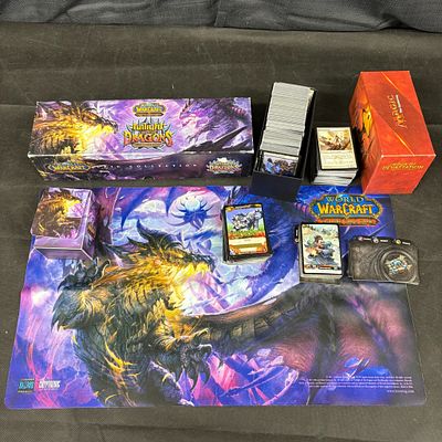 World of Warcraft and Magic the Gathering Cards. Large lot of 100s of World of Warcraft and 