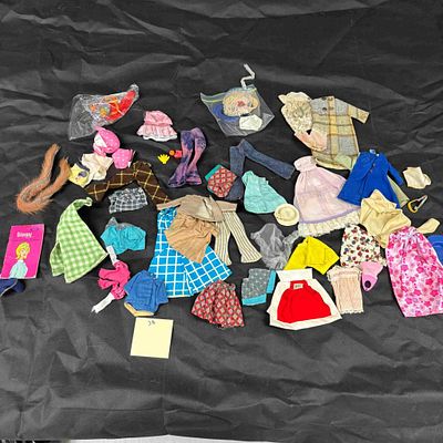 Vintage Barbie Clothing w/Leather Jacket. We ship in-house! We ship internationally. We also 