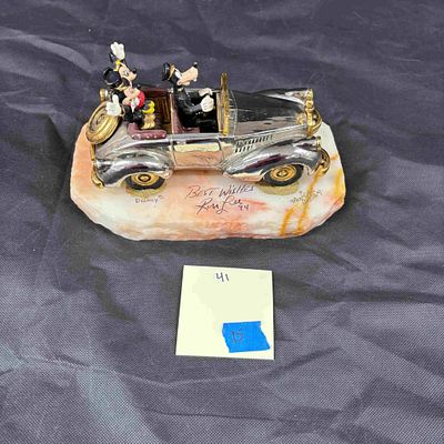 Ron Lee Signed, numbered bronze sculpture Marble. Minnie Mickey & goofey LE #/500 Ron Lee Signed 