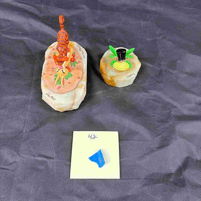 Signed & Numbered Ron Lee Bronze Scultpures. Tiger & Rabbit Ron Lee Signed and numbered bronze 