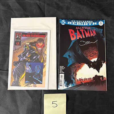 Declan Shalev Signed Batman Comic +. We ship in-house! We ship internationally. We also offer 
