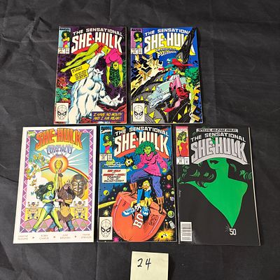 Marvel Comics She-Hulk Comics w/ #50 Newsstand. We ship in-house! We ship internationally. We 