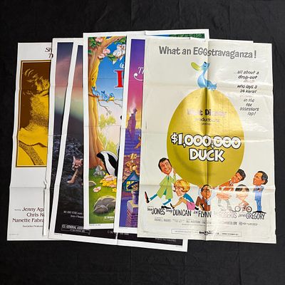 Original 1970s-80s Disney Movie Posters. Lot of original 1970s-1980s Disney One Sheet Movie 