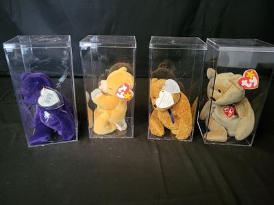I00044 A Collection of Ty Beanie Baby Plush Bears. BID PER WHAT YOU SEE IN THE PHOTO, NOT THE AI 