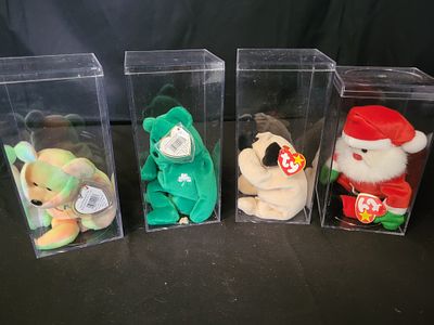 I00046 A Group of Ty Beanie Babies Plush Toys. BID PER WHAT YOU SEE IN THE PHOTO, NOT THE AI 