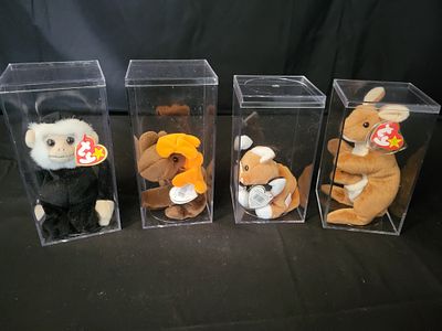I00051 A Collection of Ty Beanie Babies Plush Toys. BID PER WHAT YOU SEE IN THE PHOTO, NOT THE 