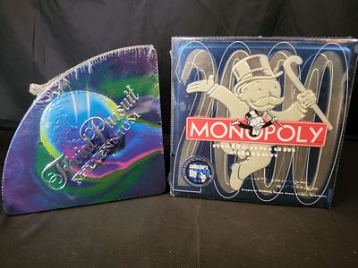 I00006 Two Parker Brothers Millennium Edition Board Games in Collector Tins. BID PER WHAT YOU 