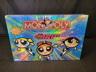 I00009 2001 Monopoly Cartoon Network Powerpuff Girls Collector's Edition Board Game. BID PER 