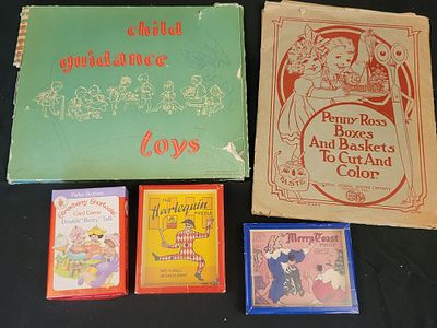 I00340 A Collection of Vintage Child Guidance Toys and Mid-Century Games. BID PER WHAT YOU SEE 